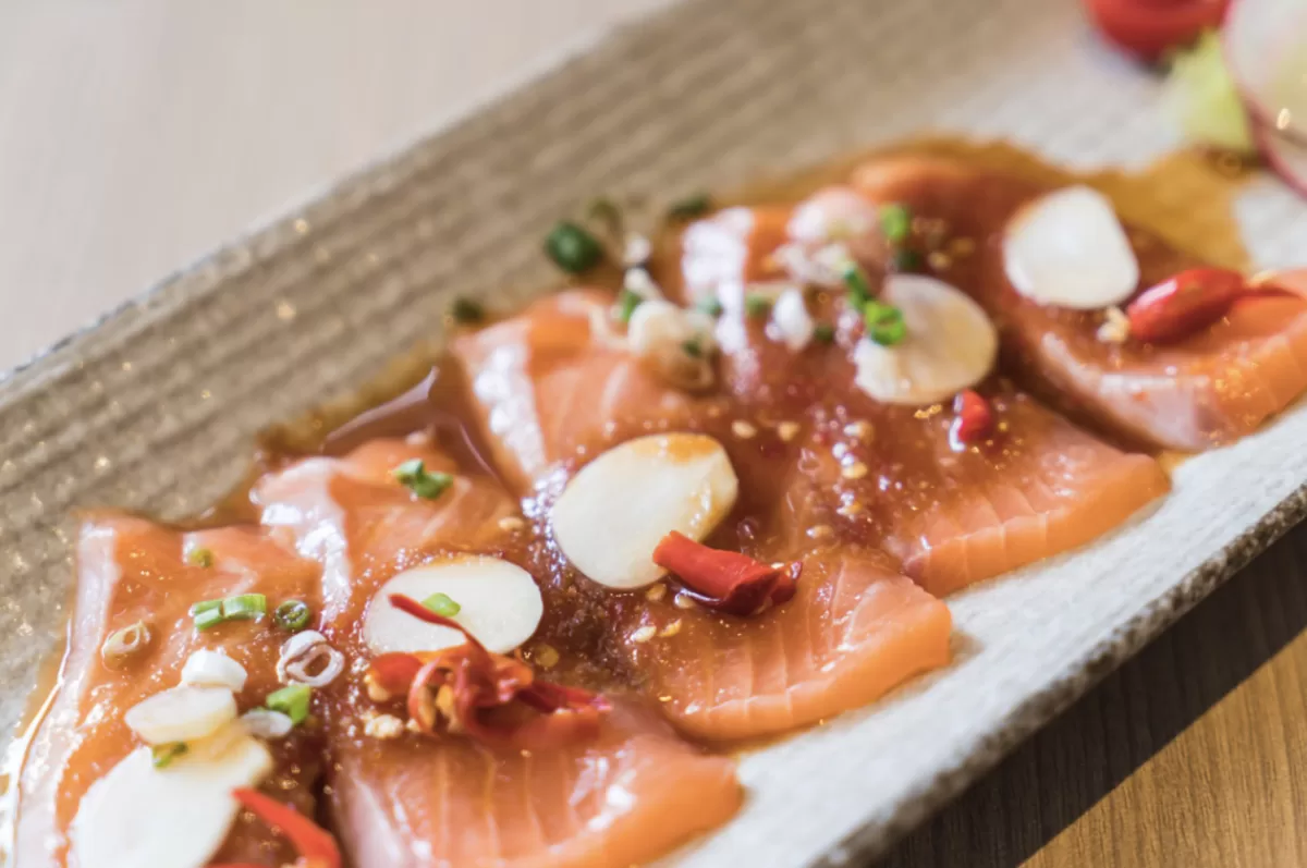 Ostiones, ceviche y pescado blanco
